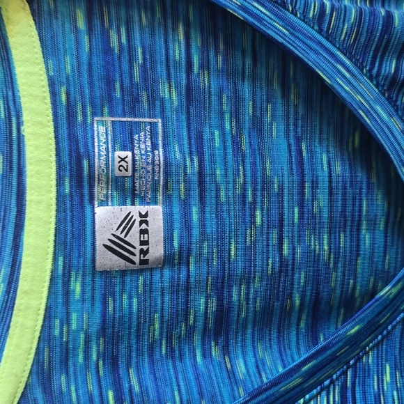 NWOT RBX V neck dri-fit top - Picture 2 of 4